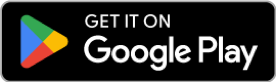 A black rectangular badge featuring the multicolored Google Play triangle icon on the left and the white text “Get it on Google Play,” used to link users to download the E.X.I.T. app from the Google Play Store.